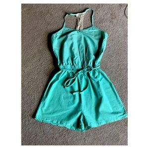 Mint Green Romper